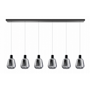 Gary hanglamp met smoke glas