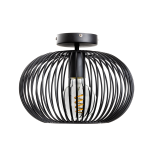 Zwarte draad plafondlamp Wire 2.0