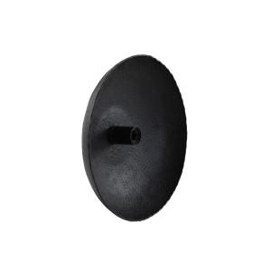 Mat zwarte wandlamp Neva - 40cm