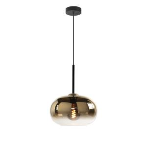 Glas gold/helder hanglamp