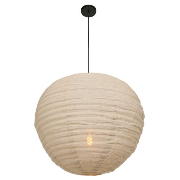 Beige linnen hanglamp Bangalore