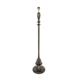 Antiek zwarte vloerlamp Bois