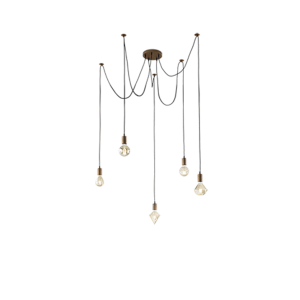 Hanglamp Cord 5-lichts