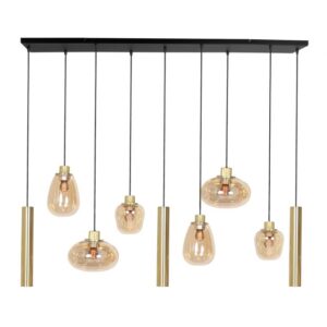 Hanglamp 9-lichts Reflexion - goud