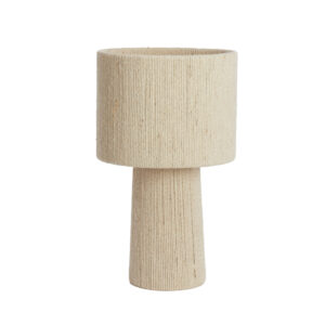 Crème jute tafellamp Pitino